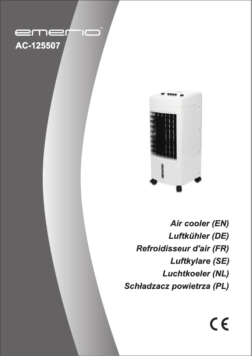 Page 1 de la notice Manuel utilisateur Emerio AC-125507