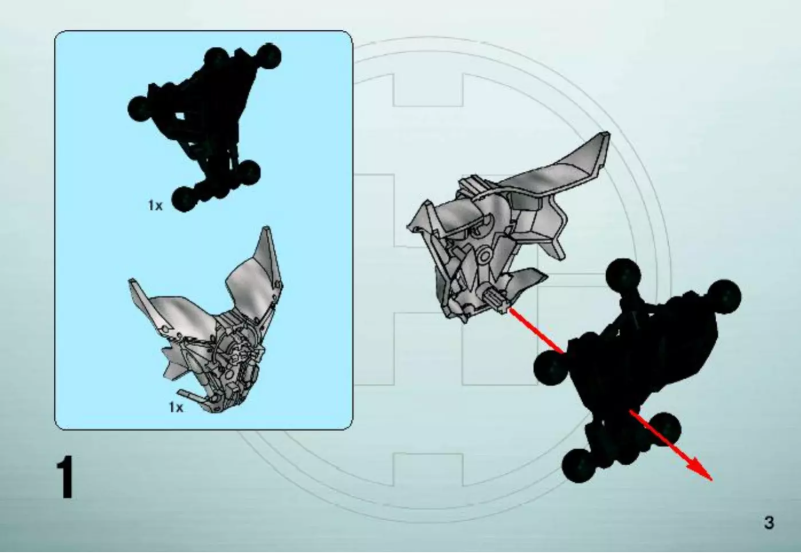 Page 1 de la notice Manuel utilisateur Lego Hero Factory Dunkan Bulk