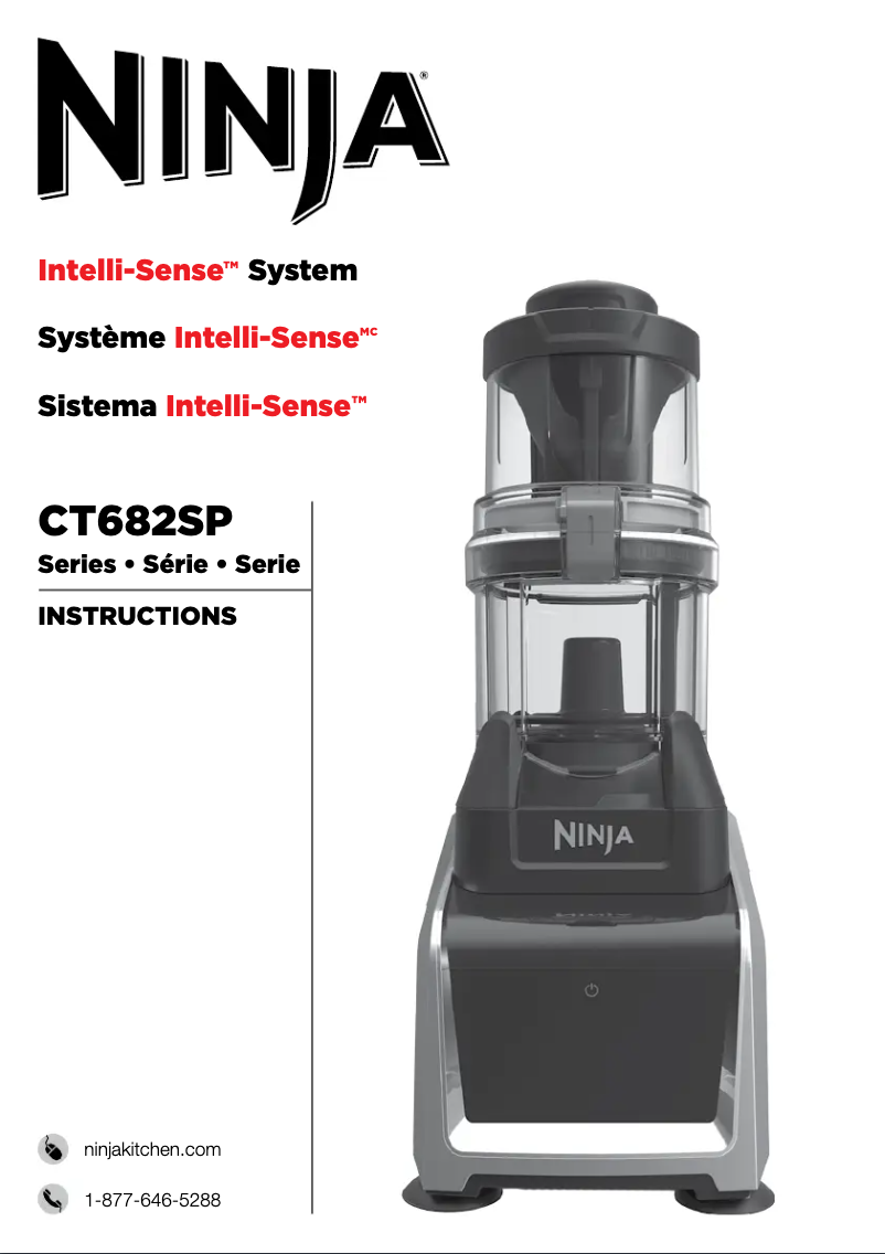 Page 1 of the manual User Manual Ninja Intelli-Sense CT682SP