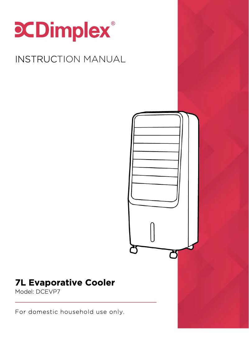 Página 1 del manual Manual de usuario Dimplex DCEVP7