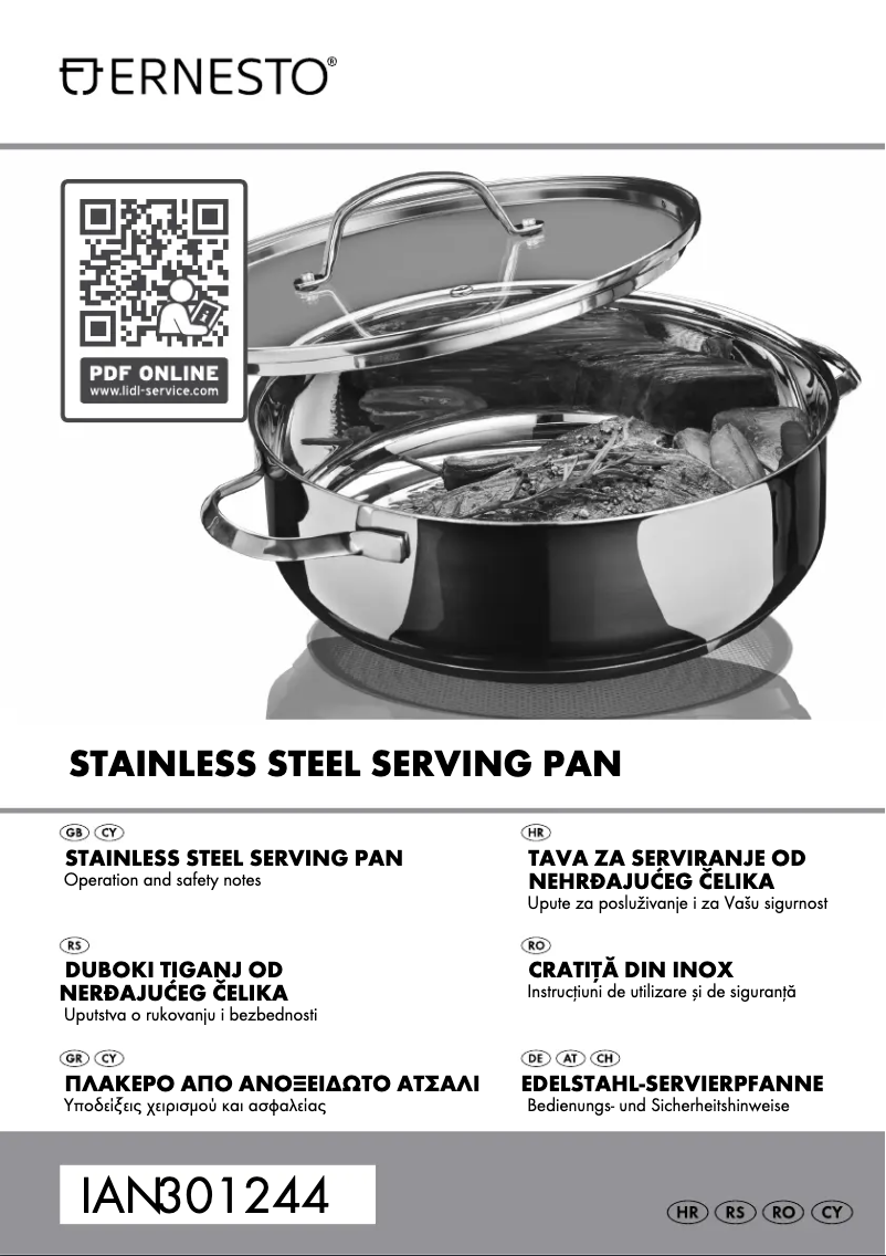 Page 1 of the manual User Manual Ernesto IAN 291982