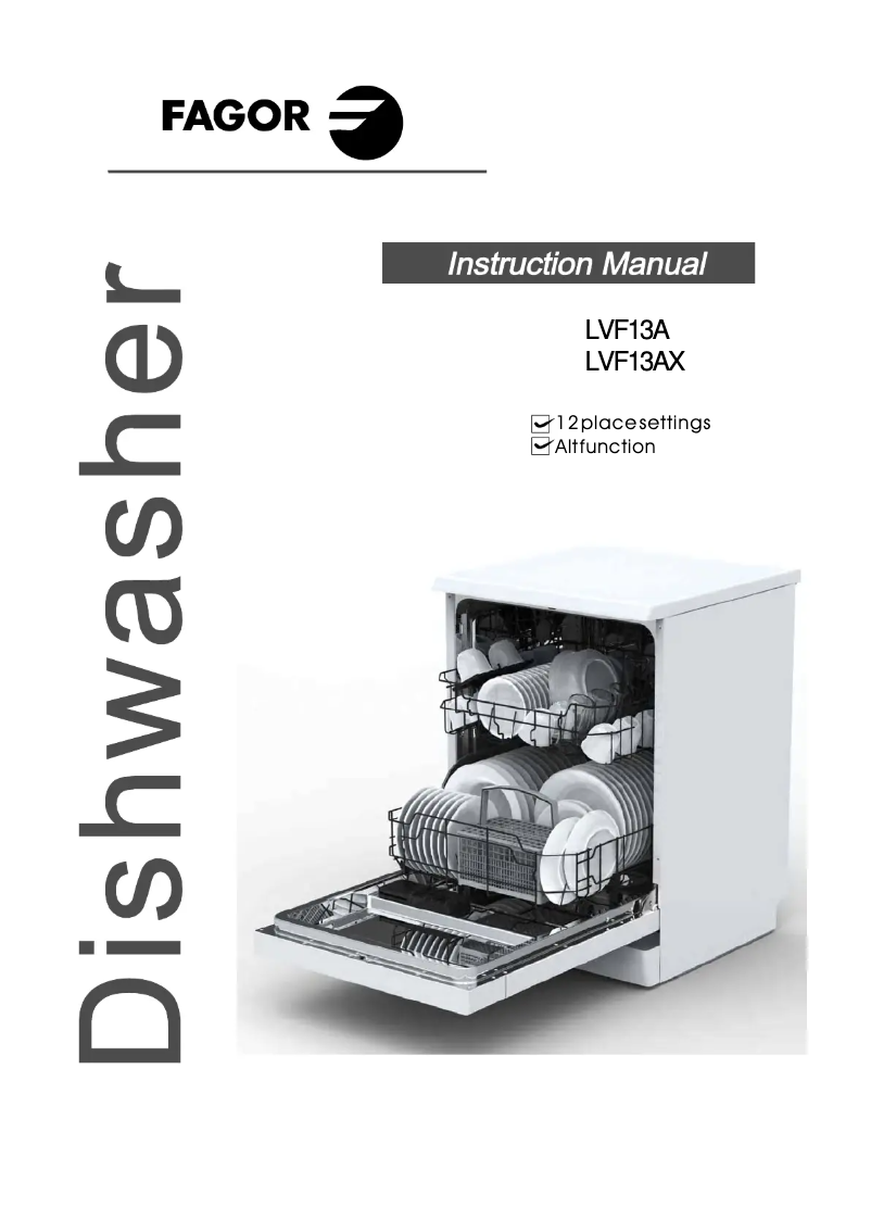 Page 1 de la notice Manuel utilisateur Fagor LVF13AX