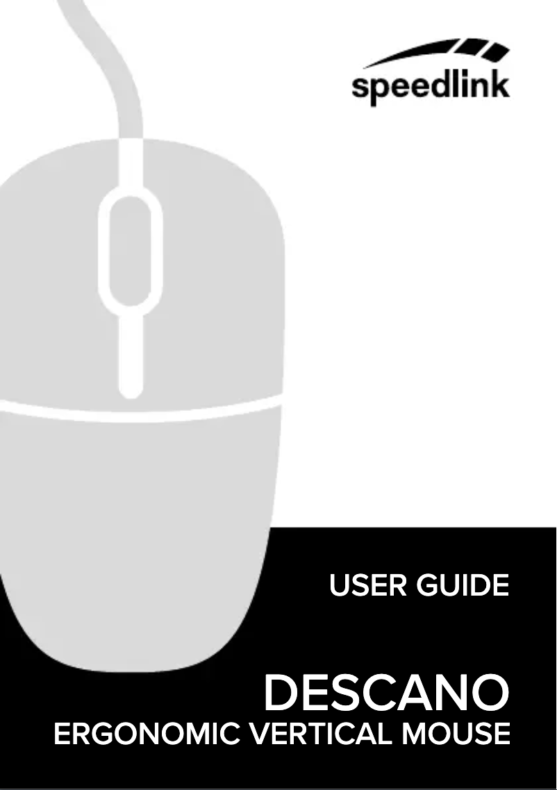 Página 1 del manual Manual de usuario Speed-Link SL-6168-RRBK