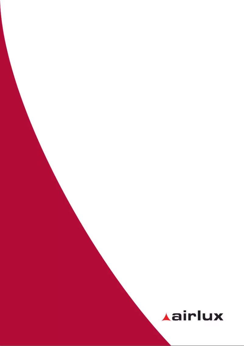 Page 1 de la notice Manuel utilisateur Airlux AHDP6050IX