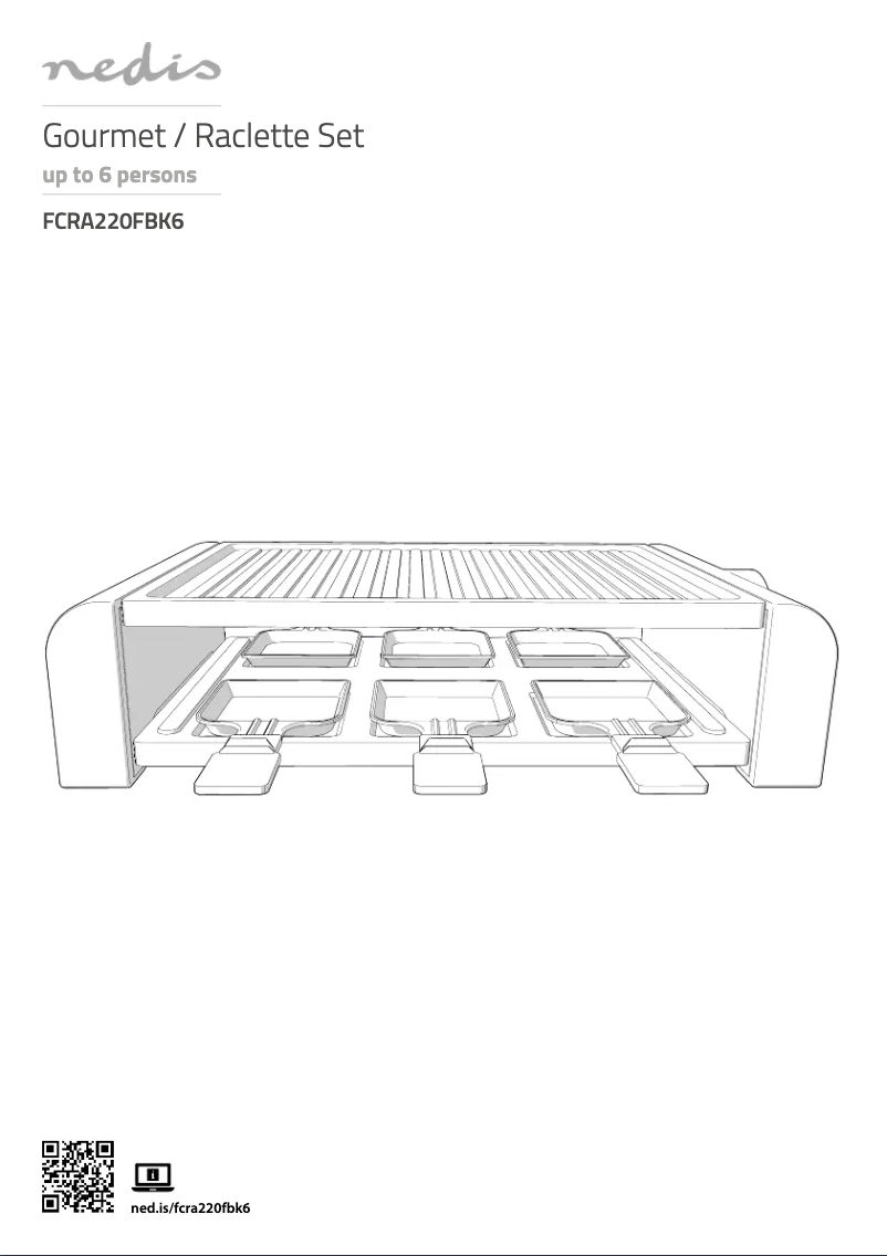 Page 1 de la notice Manuel utilisateur Nedis FCRA220FBK6