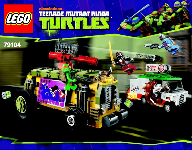Page 1 of the manual User Manual Lego Ninja Turtles 79104