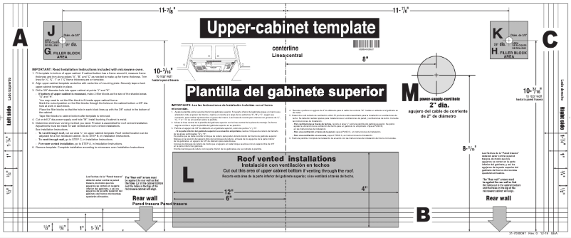 Page 1 of the manual Instructions / Assembly GE PVM9179DKBB