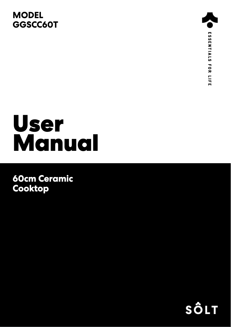 Page 1 de la notice Manuel utilisateur Sôlt GGSCI60T