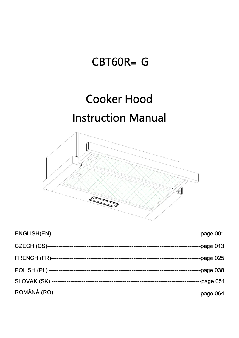 Page 1 de la notice Manuel utilisateur Candy CBT60RWG-07