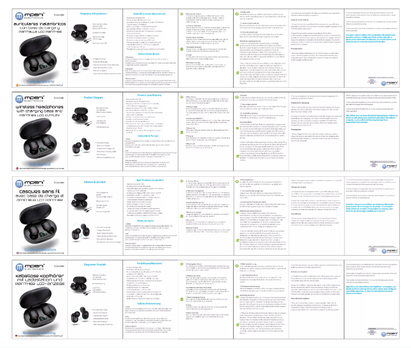 Page 1 de la notice Manuel utilisateur Imperii Electronics TE.03.0340.01