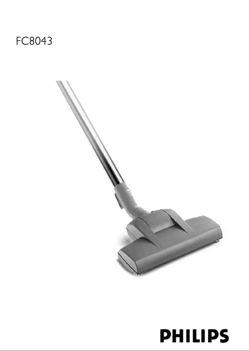 Page n°1 - Manuel utilisateur Philips FC8043