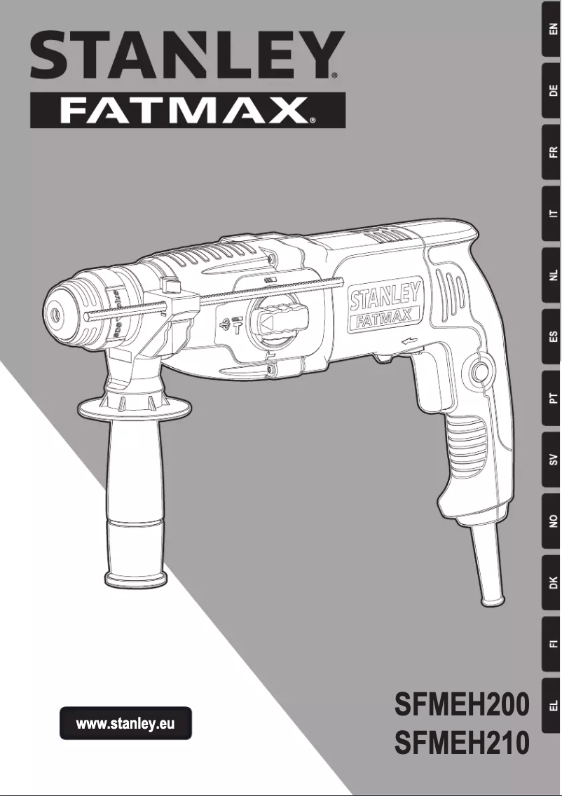 Page 1 de la notice Manuel utilisateur Stanley SFMEH210