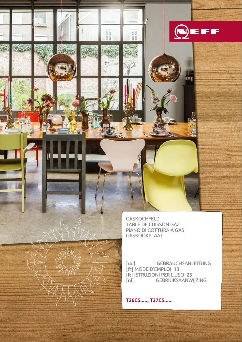 Page 1 of the manual User Manual Neff T26CS49S0