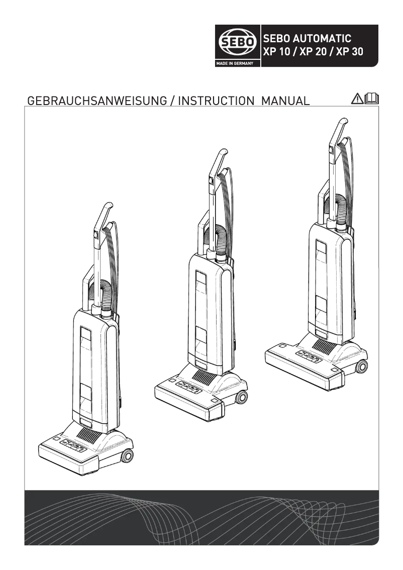 Page 1 de la notice Manuel utilisateur Sebo BS 46 Comfort