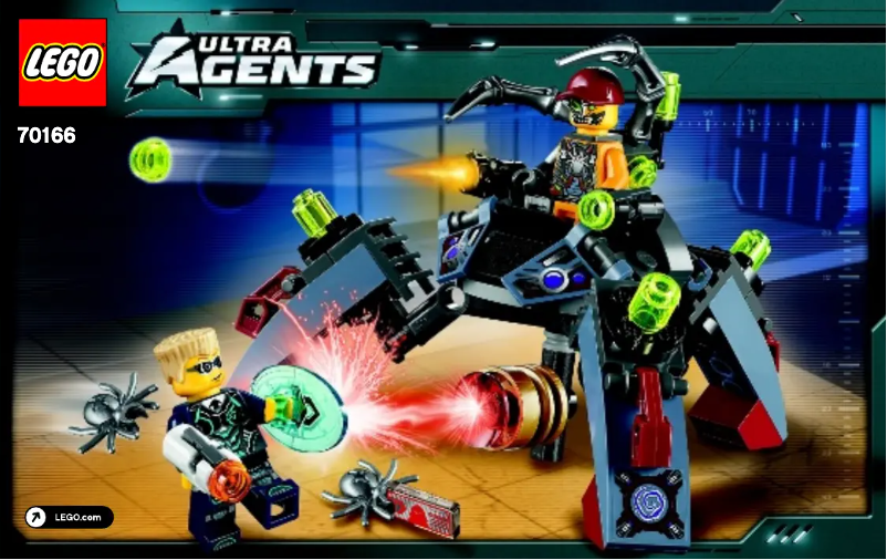 Page 1 de la notice Manuel utilisateur Lego Ultra Agents 70166