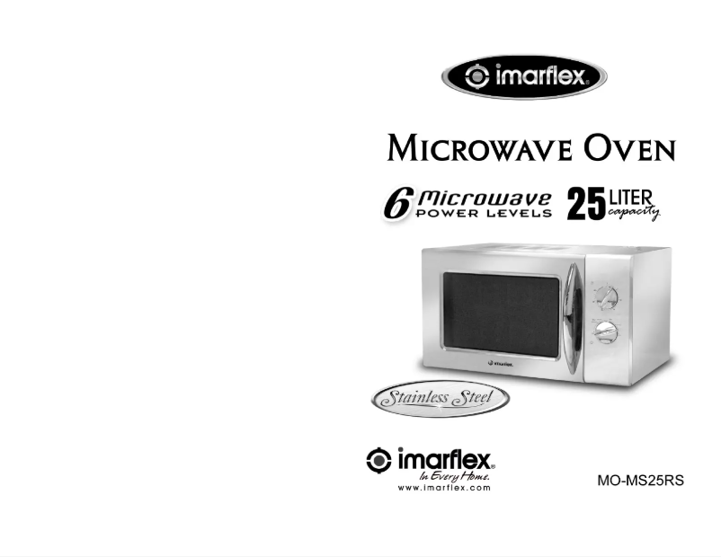 Página 1 del manual Manual de usuario Imarflex MO-MS25RS