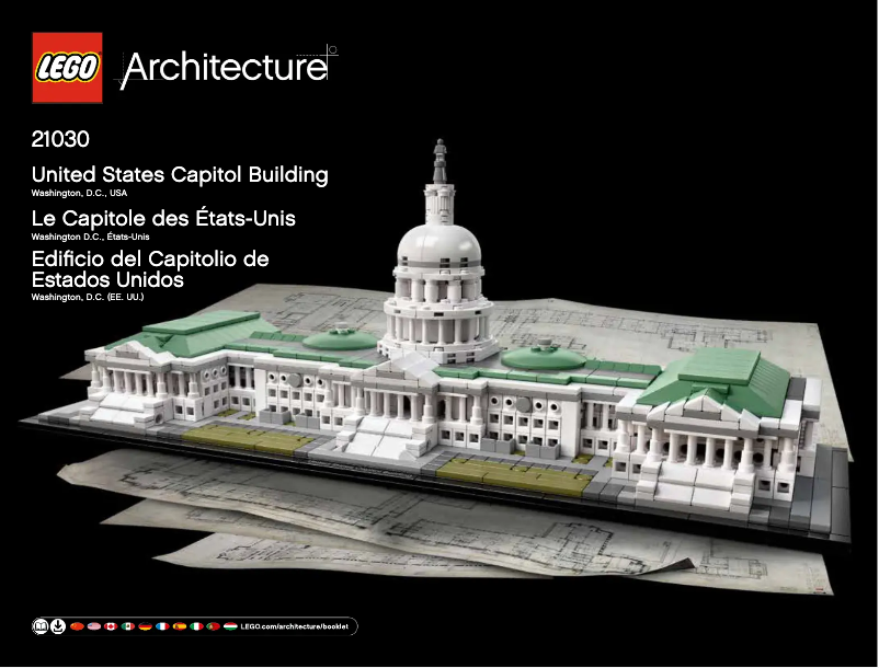 Página 1 del manual Manual de usuario Lego United States Capitol Building 21030