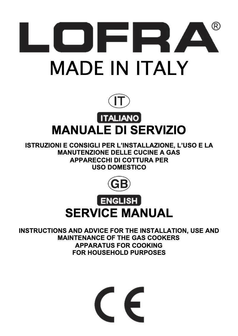 Page 1 de la notice Manuel utilisateur Lofra MB66MF