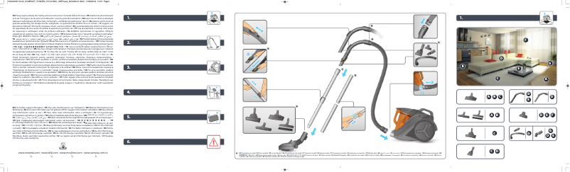 Page 1 de la notice Manuel utilisateur Rowenta Compact Power Cyclonic RO3761