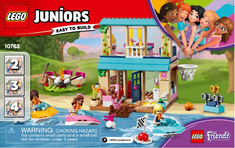 Page 1 de la notice Manuel utilisateur Lego Friends 10763