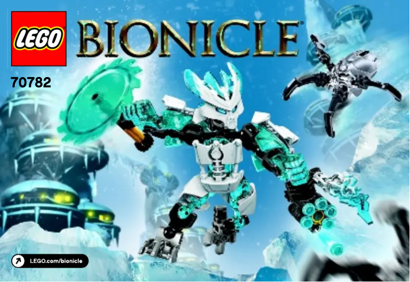 Página 1 del manual Manual de usuario Lego Bionicle 70782