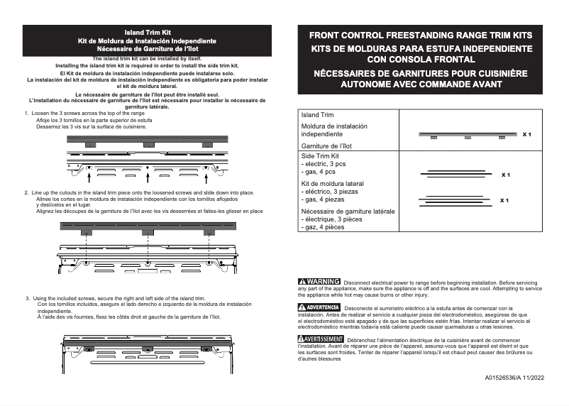 Página 1 del manual Manual de usuario Frigidaire 11NBSTELSS