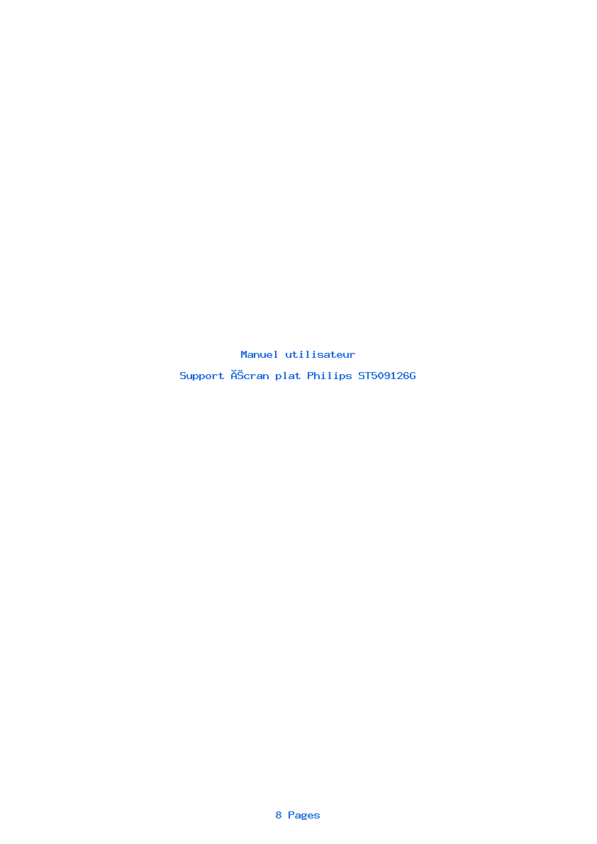 Image de la première page du manuel de l'appareil ST509126G