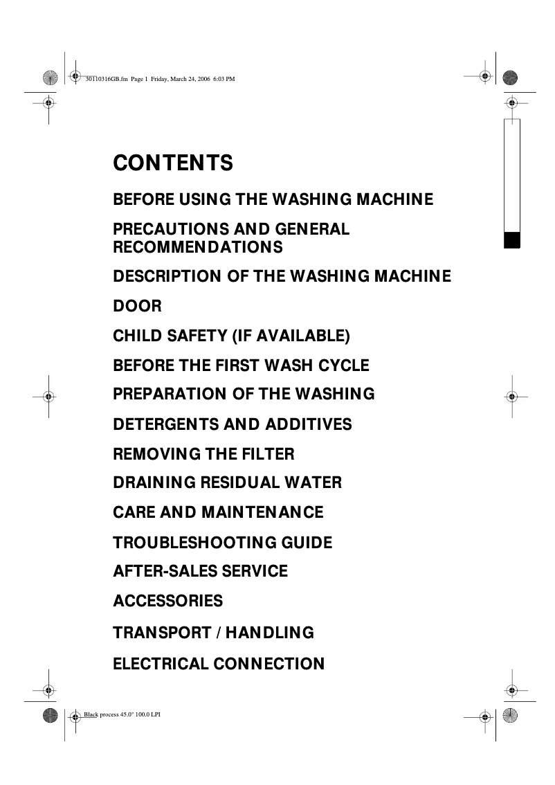 Página 1 del manual Manual de usuario Whirlpool AWO 5446