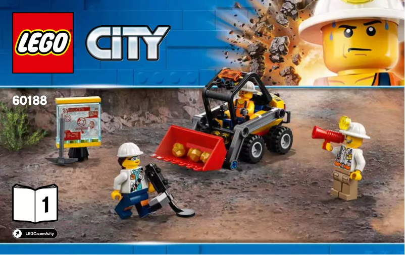 Page 1 de la notice Manuel utilisateur Lego City 60188