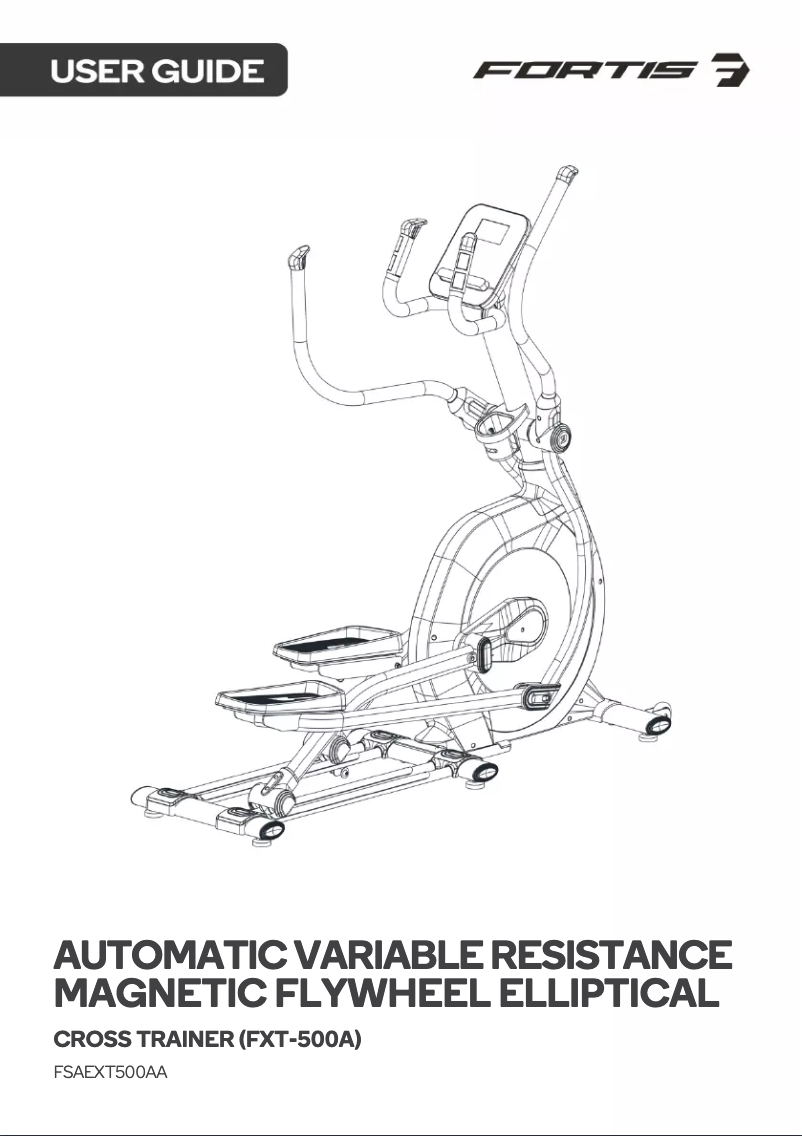 Page 1 de la notice Manuel utilisateur Fortis FXT-500A