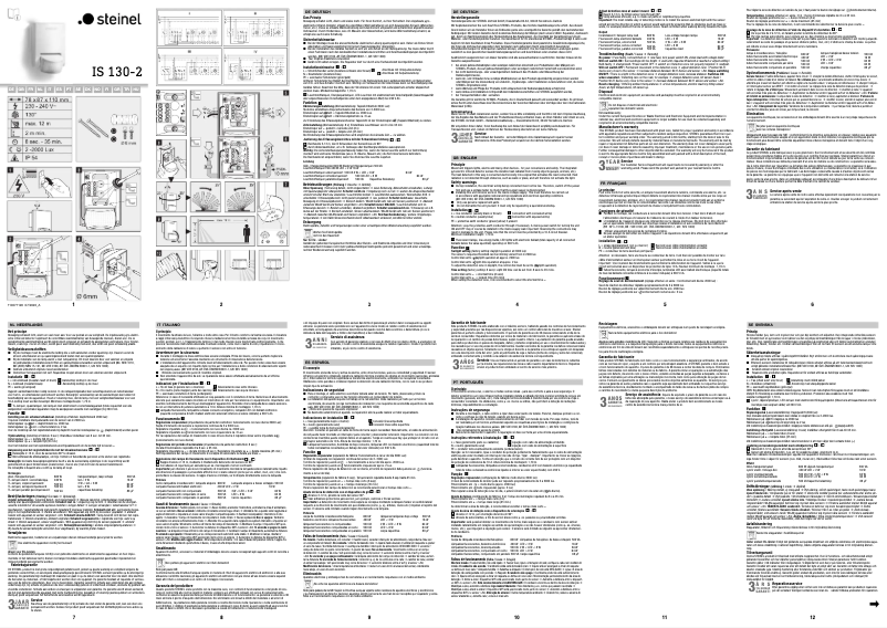 Page 1 de la notice Manuel utilisateur Steinel IS 130-2