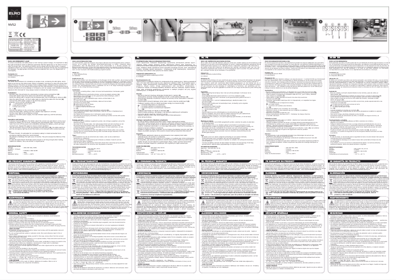 Página 1 del manual Manual de usuario Elro NV52
