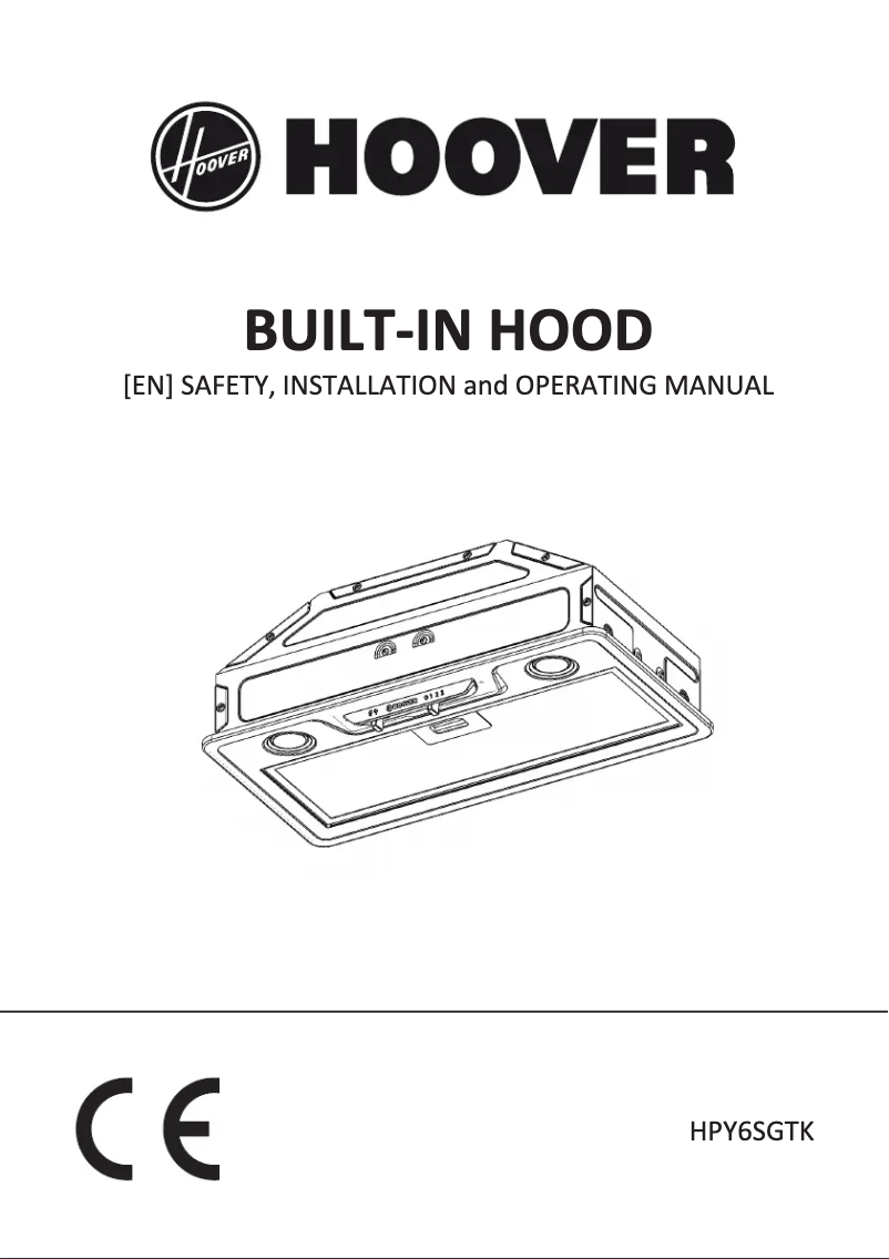 Página 1 del manual Manual de usuario Hoover HPY6SGTK