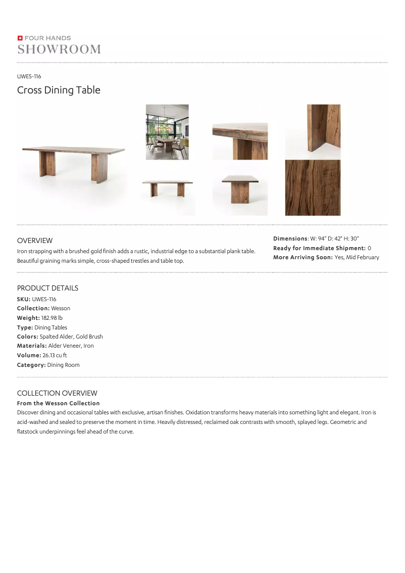 Página 1 del manual Manual de usuario Four Hands UWES-116