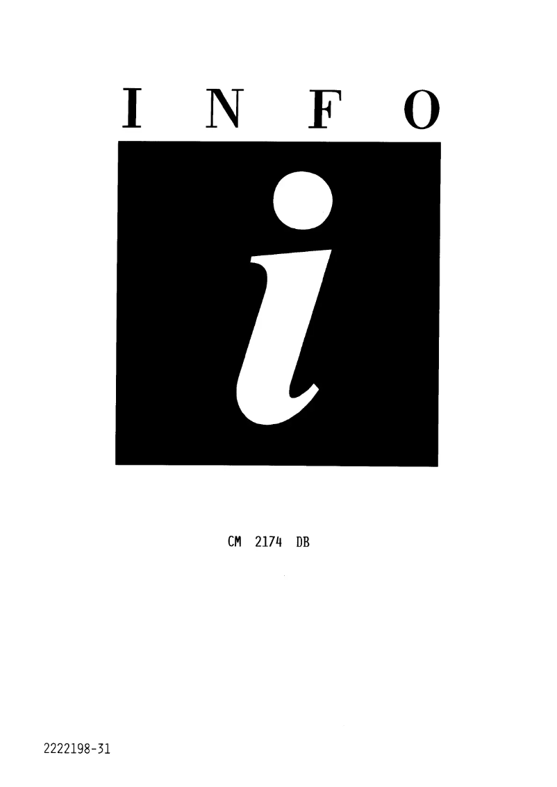 Página 1 del manual Manual de usuario Marynen CM 2174 DB