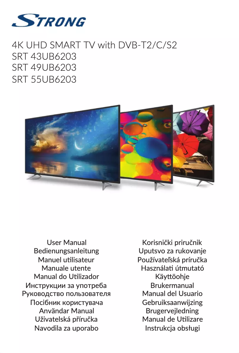 Page 1 de la notice Manuel utilisateur Strong SRT 55UB6203