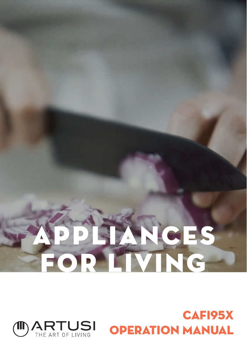 Page 1 de la notice Manuel utilisateur Artusi CAFI95X