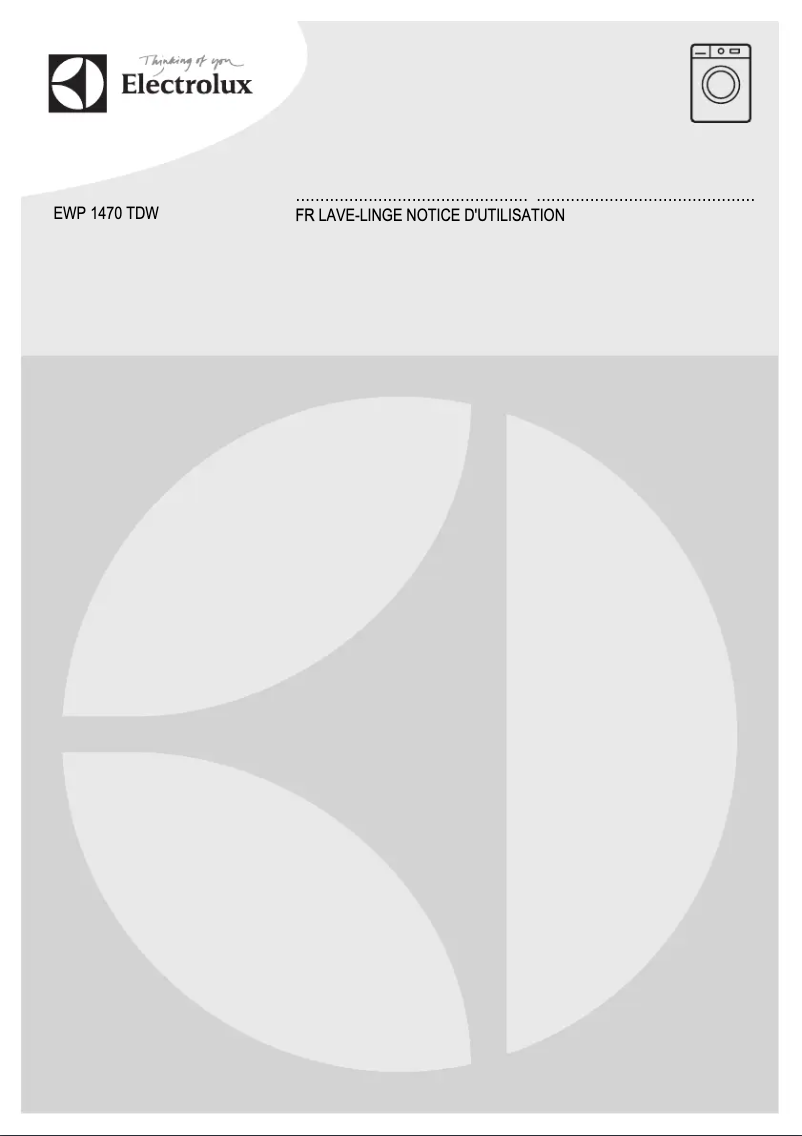 Página 1 del manual Manual de usuario Electrolux EWP1470TDW