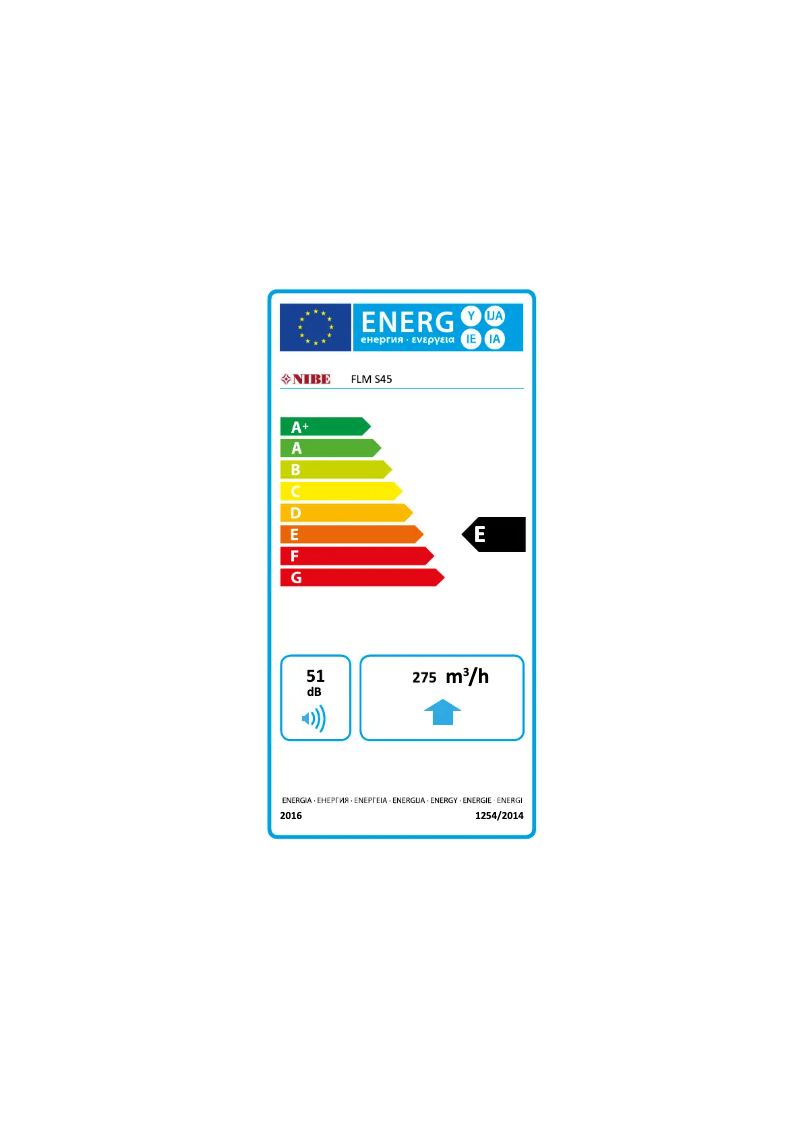 Página 1 del manual Manual de usuario Nibe FLM S45