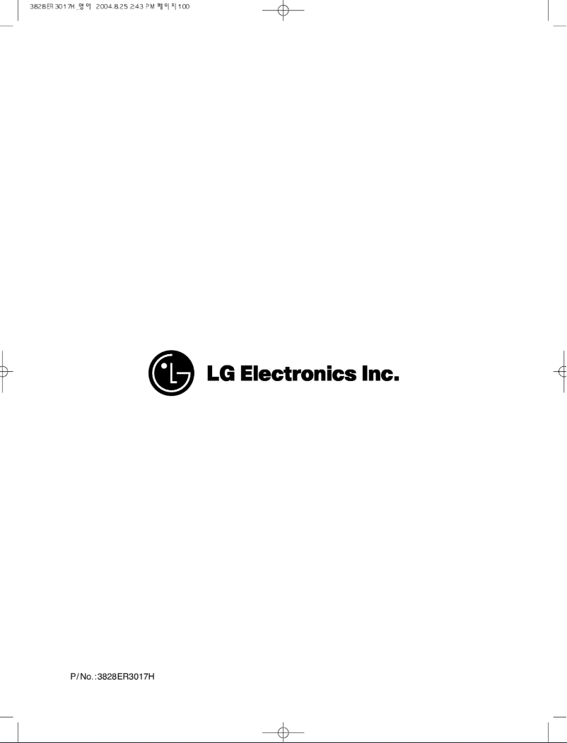 Page 1 de la notice Manuel utilisateur LG WD-90210BD