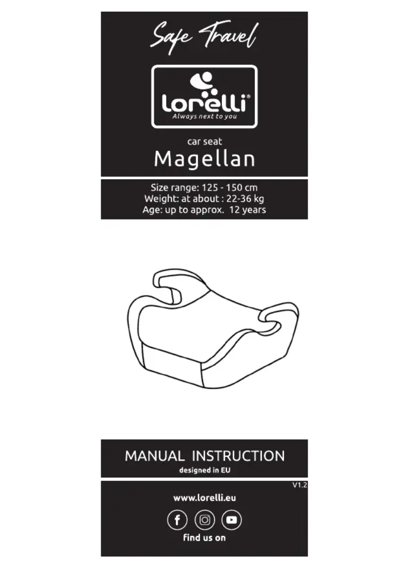 Page 1 de la notice Manuel utilisateur Lorelli Magellan