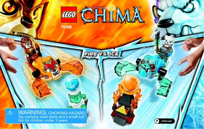 Page 1 de la notice Manuel utilisateur Lego Chima 70156