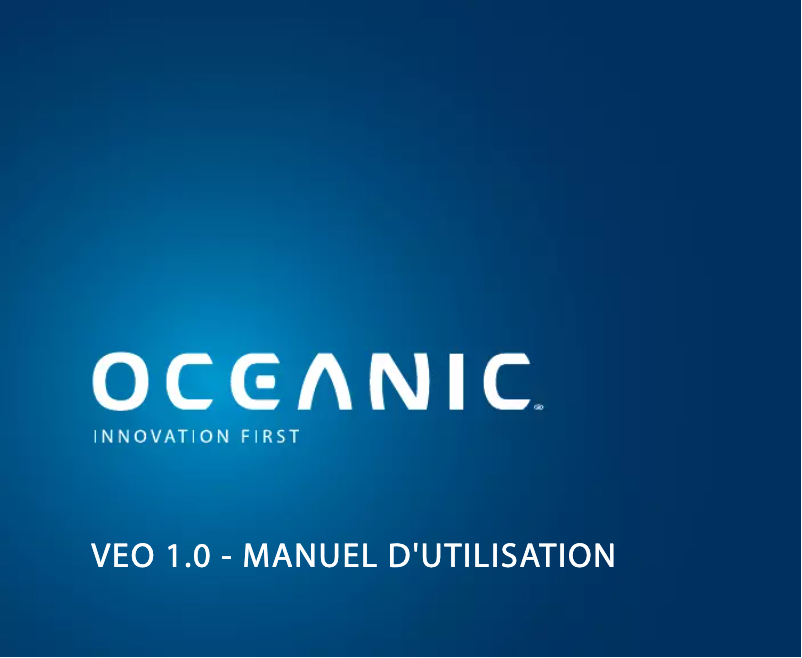 Page 1 of the manual User Manual Oceanic Veo 1.0
