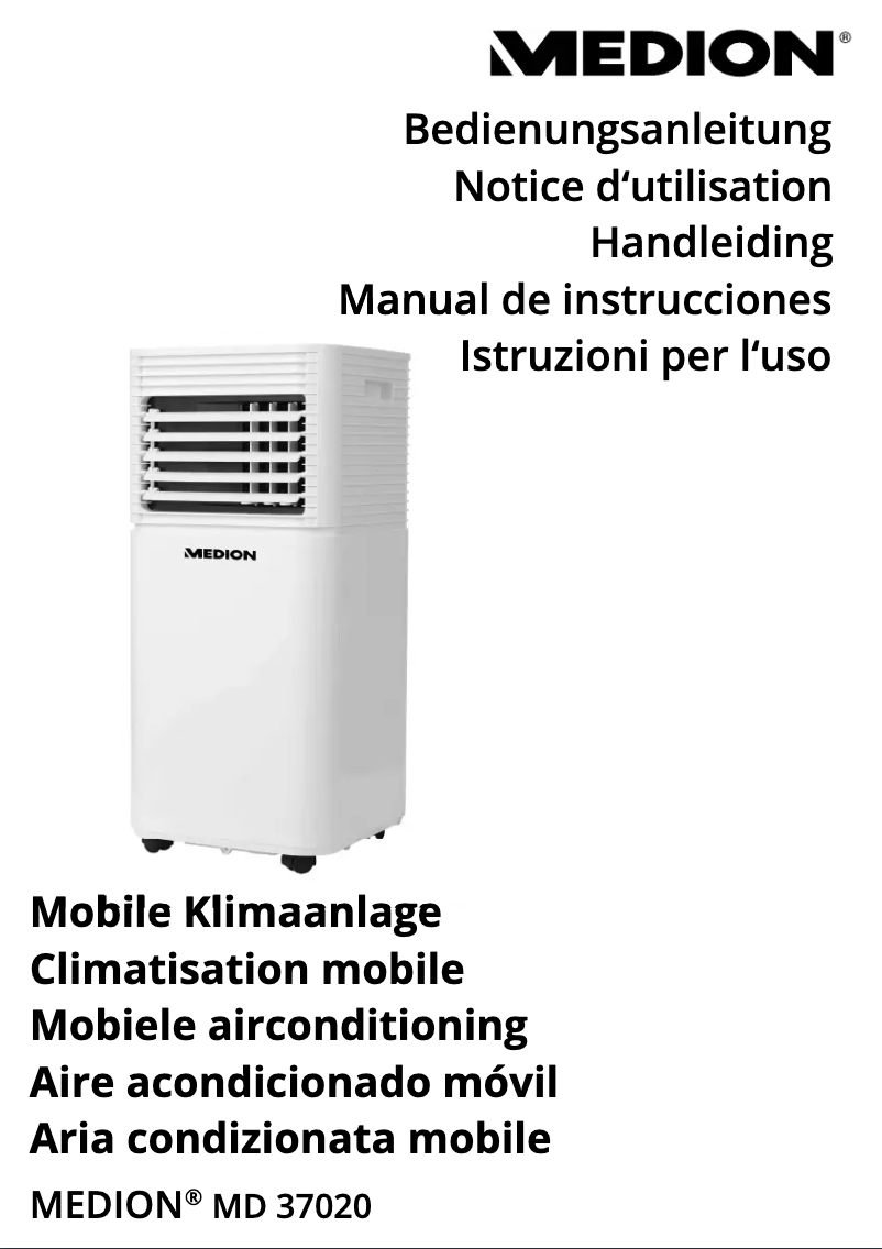 Page 1 de la notice Manuel utilisateur Medion MD 37020