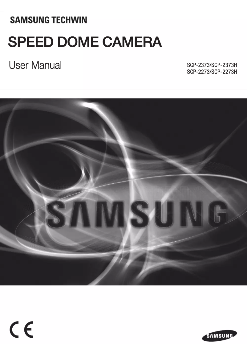 Page 1 de la notice Manuel utilisateur Hanwha SCP-2273