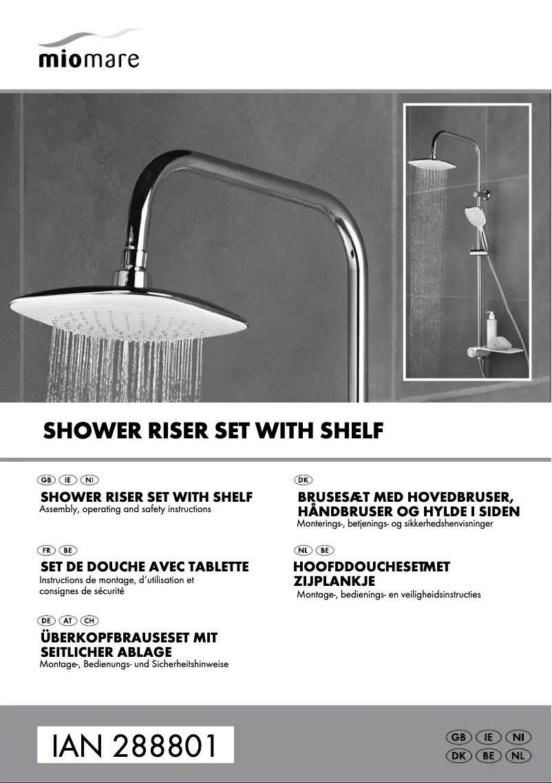 Page 1 de la notice Manuel utilisateur Miomare IAN 288801