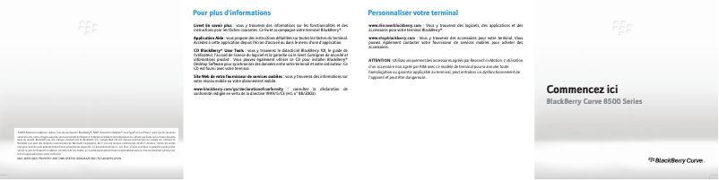 Página 1 del manual Manual de usuario BlackBerry Curve 8500