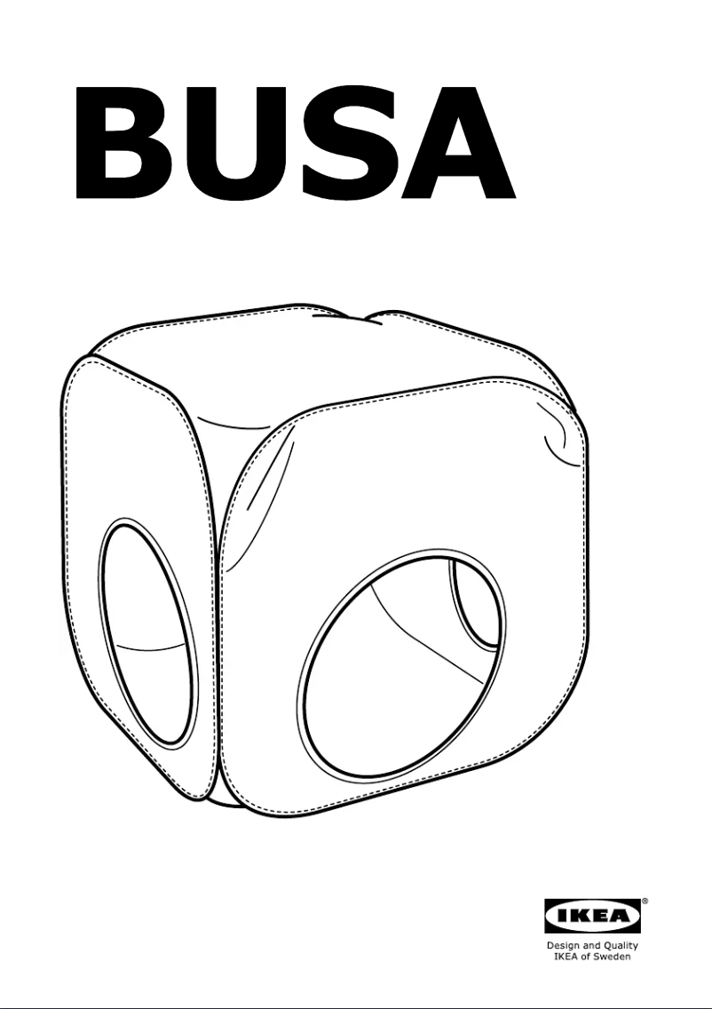 Page 1 de la notice Manuel utilisateur Ikea BUSA