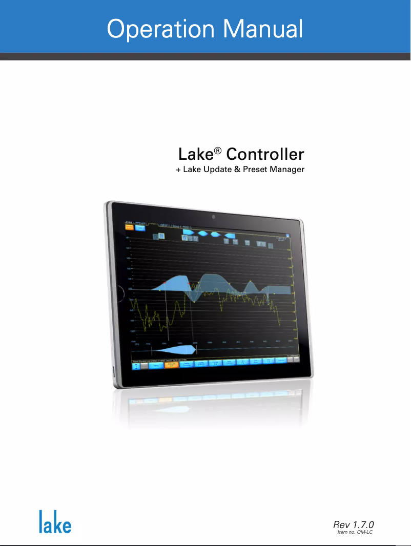 Page 1 of the manual User Manual Lab Gruppen PLM 10000Q SP