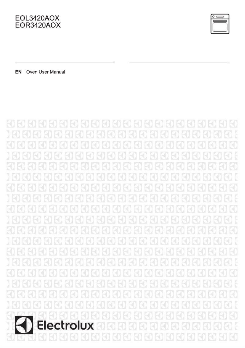Page 1 de la notice Manuel utilisateur Electrolux EOR3420AOX